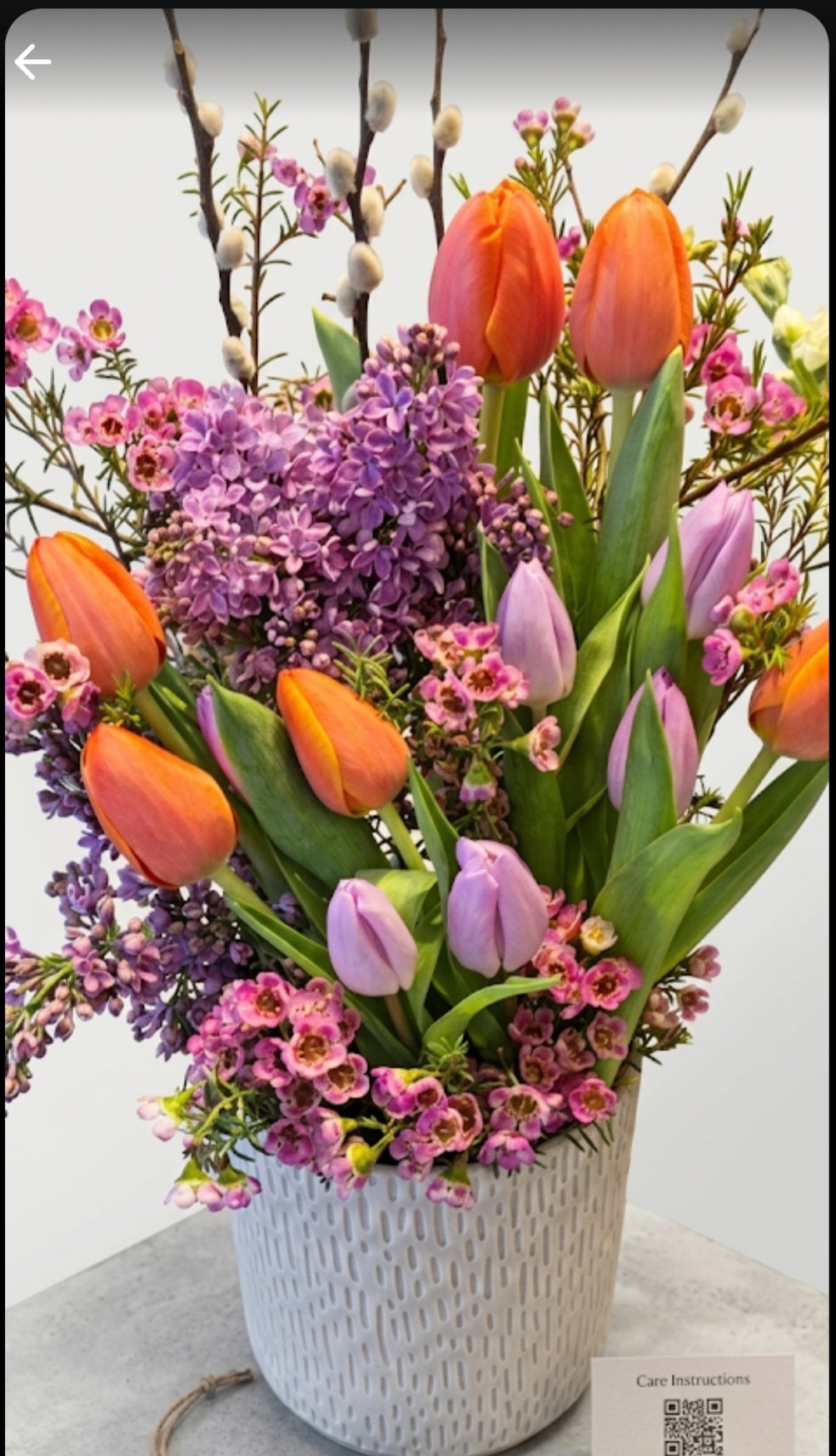 Spring Meadow Ceramic Pot Arrangement